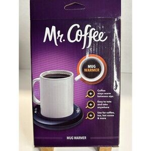 Mr Coffee Mug Warmer For Coffee And Tea. Electric. Black. Candle Warmer